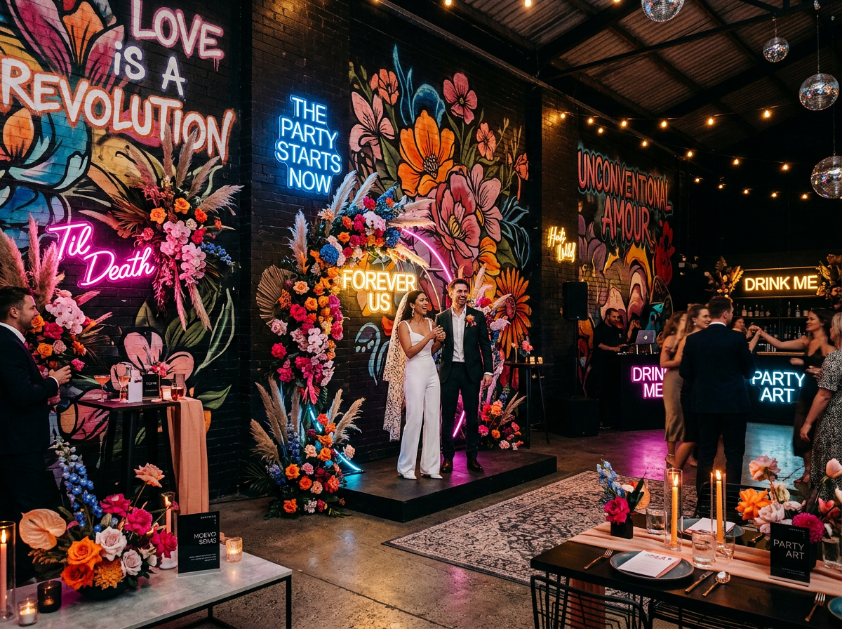 Vows & Vibe Modern Showcase Setup